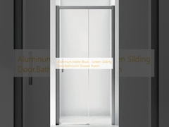 Aluminum,Matte Black  , Screen Silding Door,Bathroom Shower Room